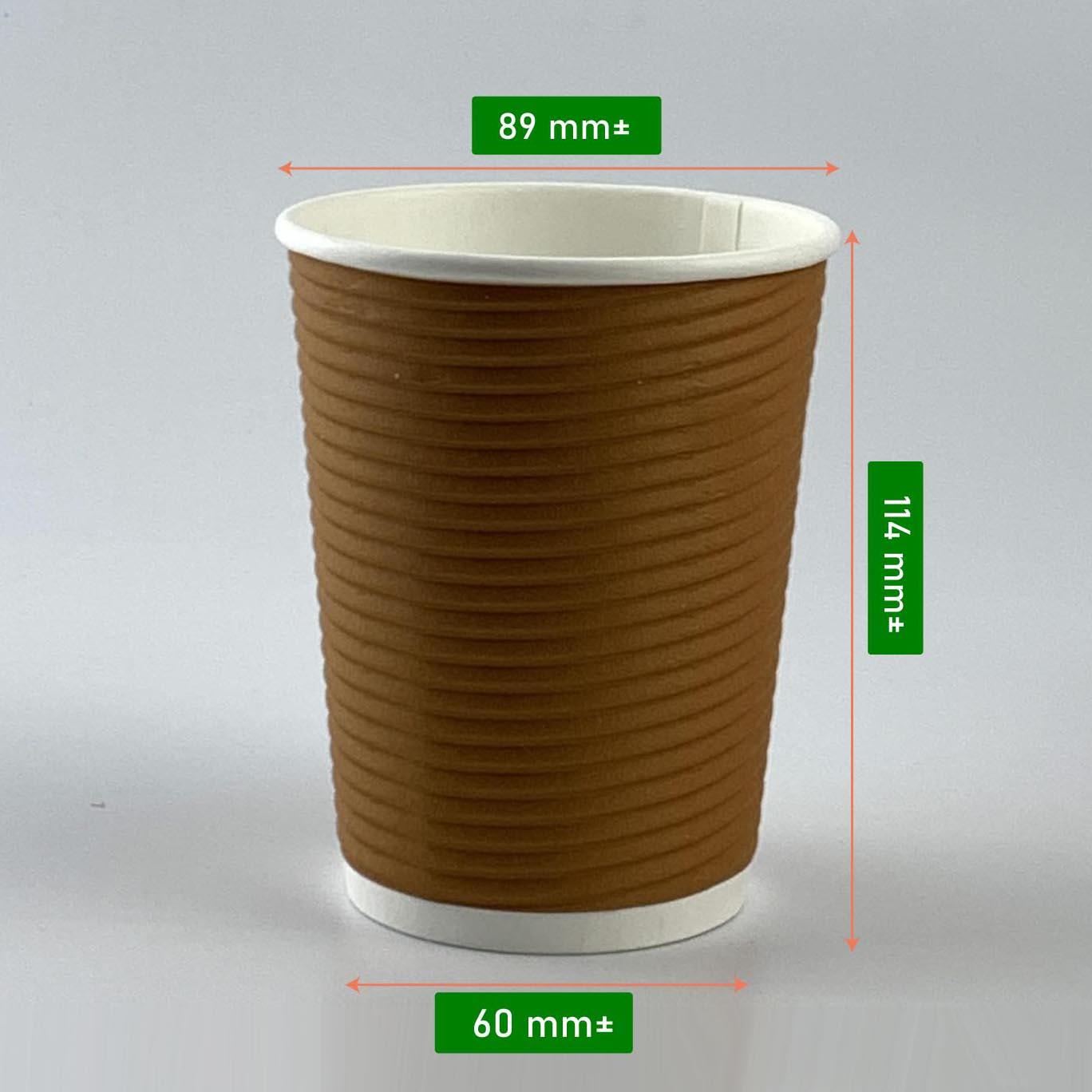 6 oz Disposable Coffee Cups - 6oz Paper Hot Cups - White (70mm