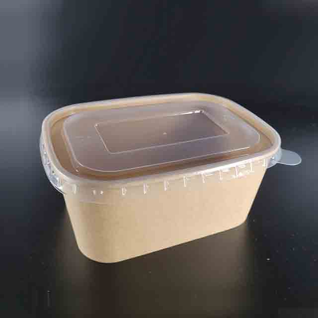 kraft lunch box 1000ML with lid