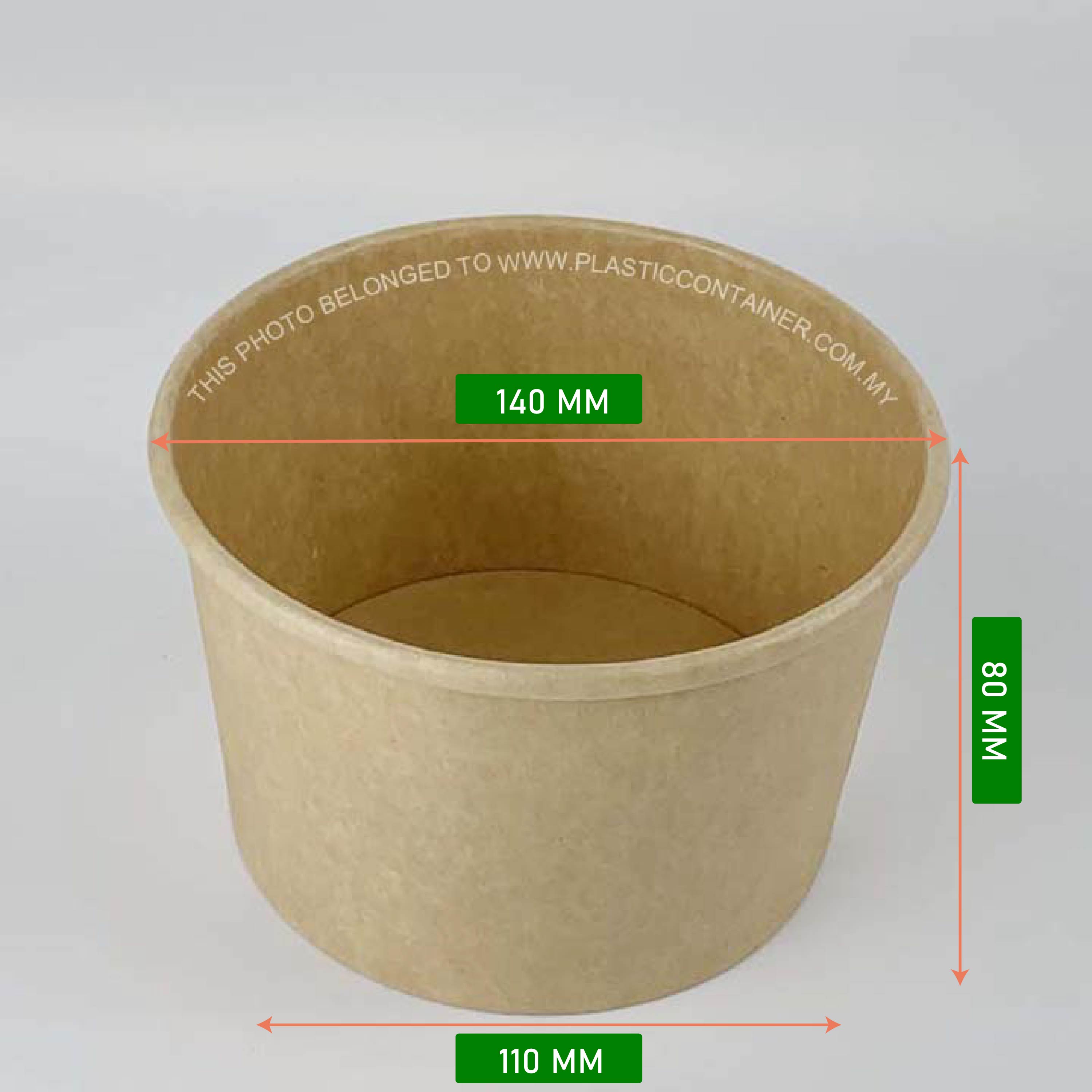 BROWN PAPER BOWL