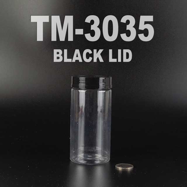 pet bottle 350ml with black lid