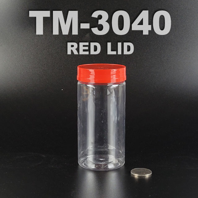 pet bottle 400ml with red lid