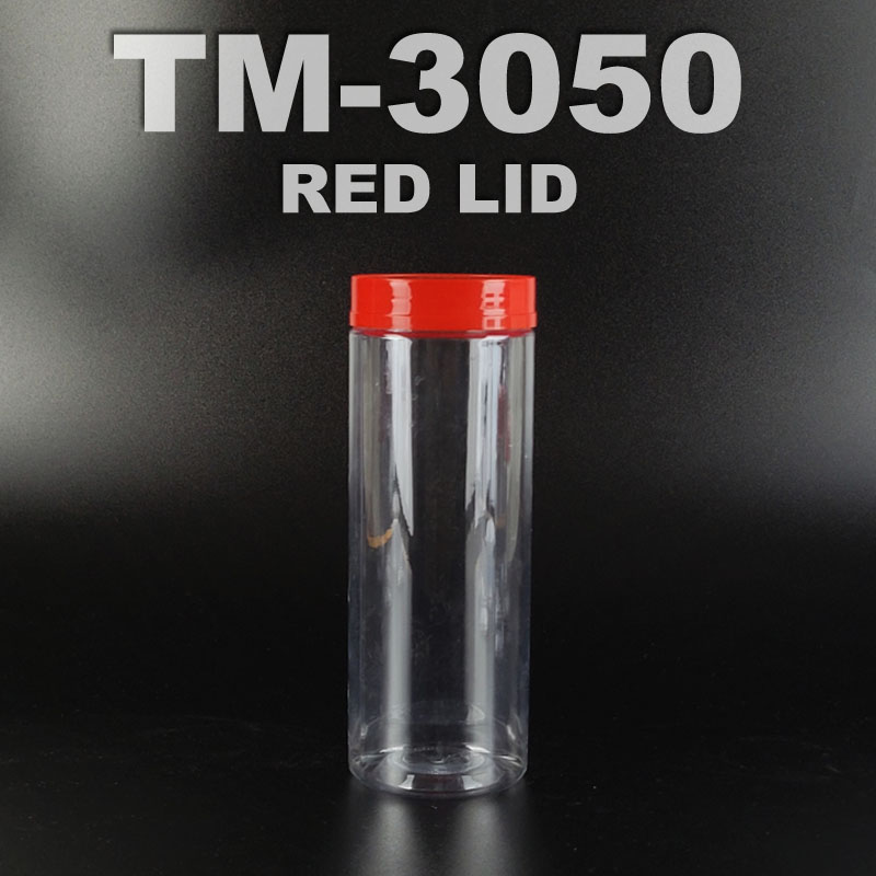 pet bottle 500ml with red lid