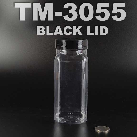 pet bottle 550ml with black lid