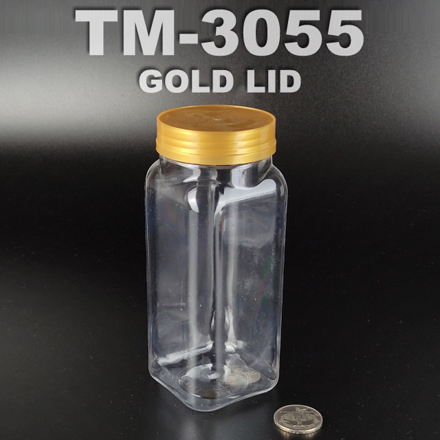 pet bottle 550ml with gold lid