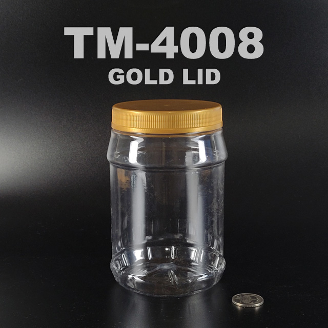 pet bottle 1200ml with gold lid