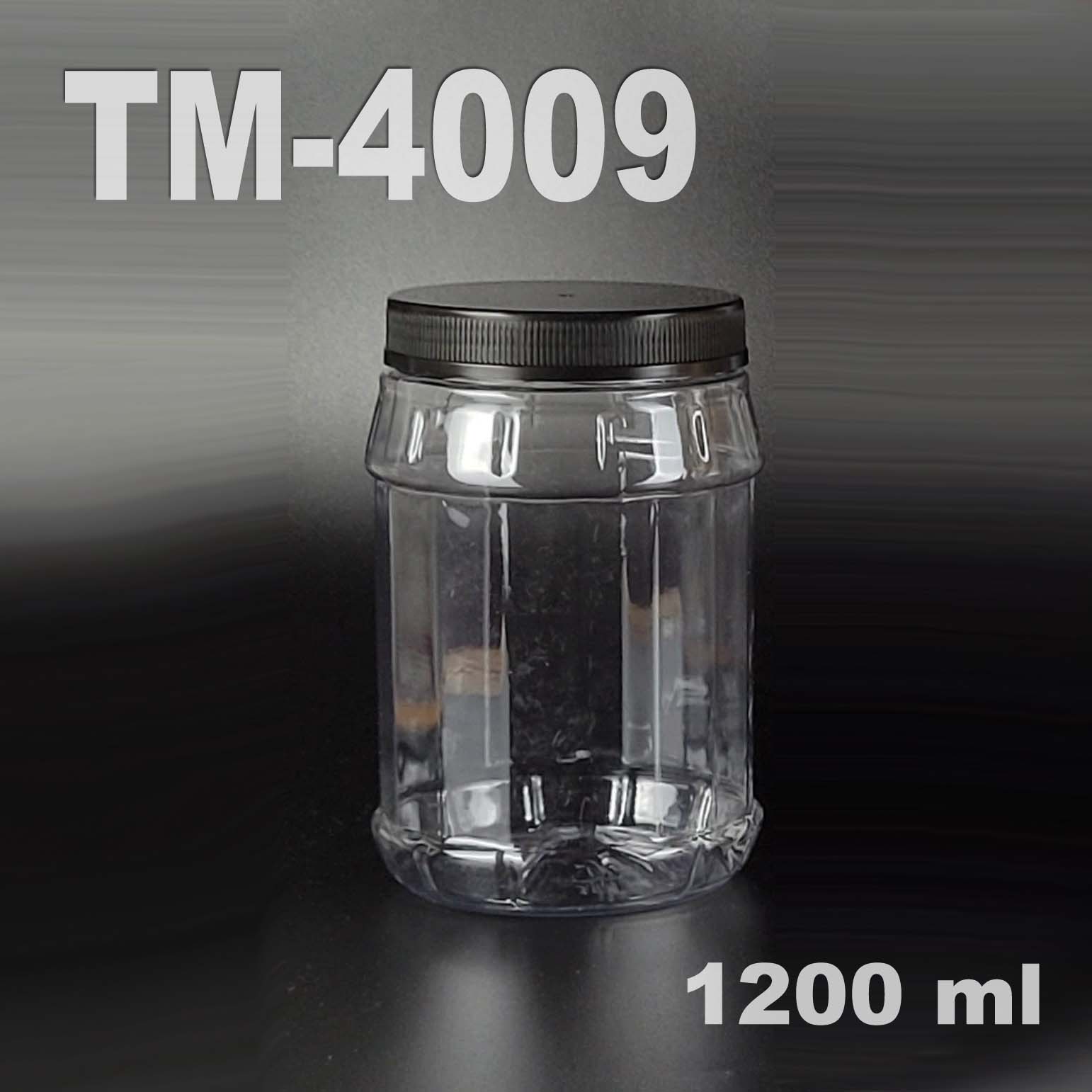 pet bottle 1200ml with black lid