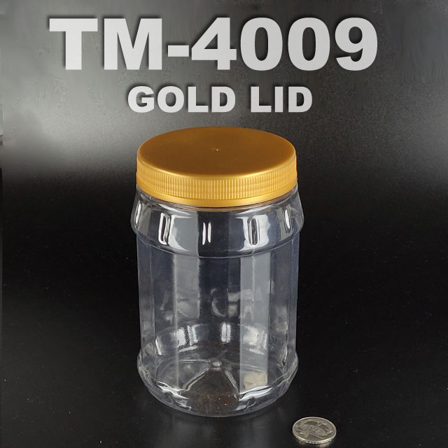 pet bottle 1200ml with gold lid