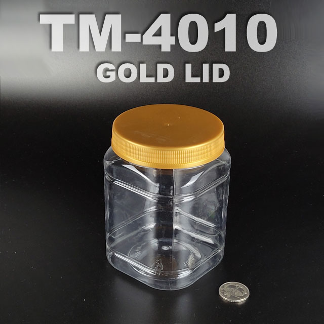 pet bottle 1000ml with gold lid