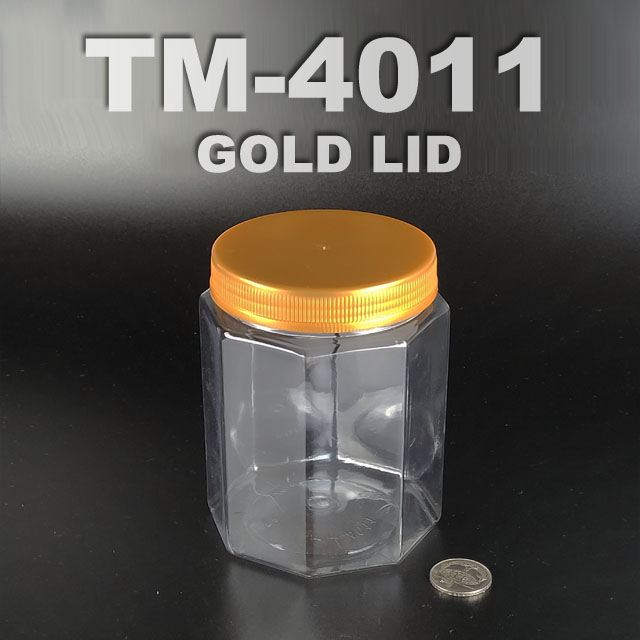 pet bottle 1000ml with gold lid