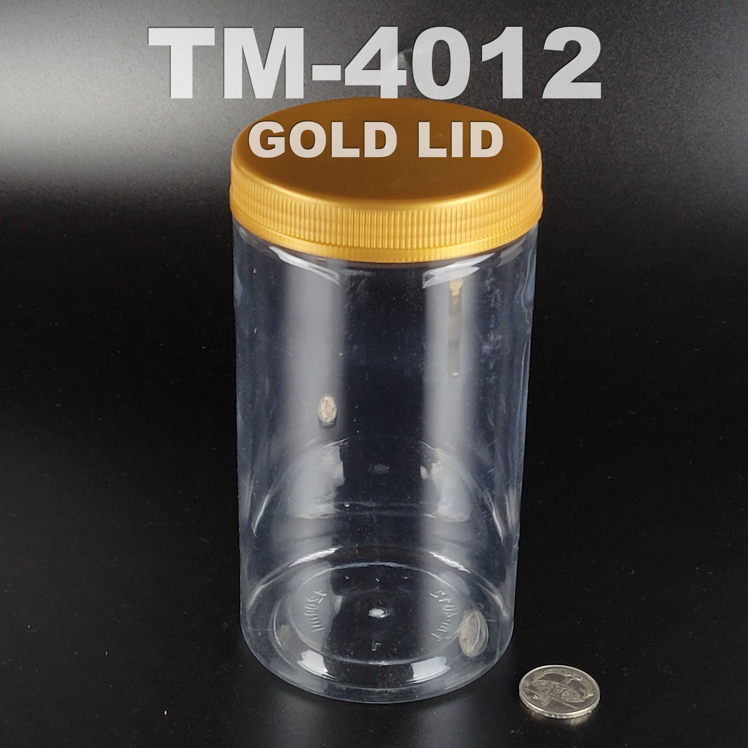 pet bottle 1200ml with gold lid