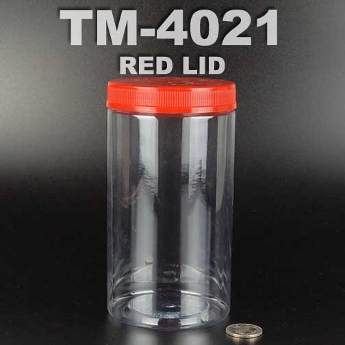 pet bottle 1000ml with red lid