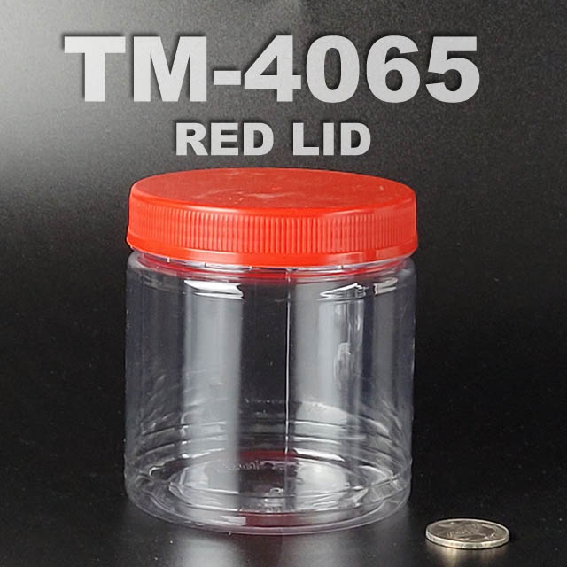 PET BOTTLE 650ml with red lid